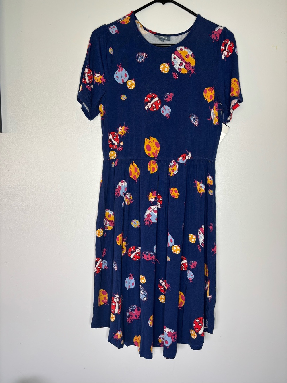New ModCloth Ladybug Dress. Size Large - Picture 2 of 3